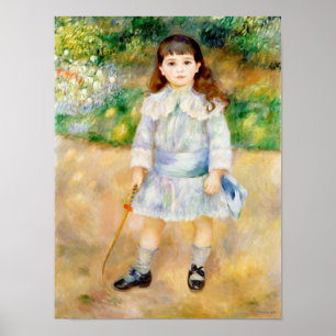 Pierre-Auguste Renoir - Child with a whip Poster
