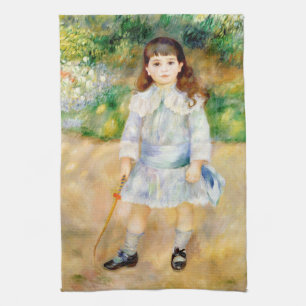 Pierre-Auguste Renoir - Child with a whip Tea Towel
