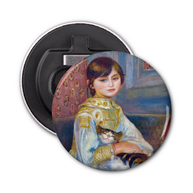 Pierre-Auguste Renoir - Child with Cat Bottle Opener (Front)