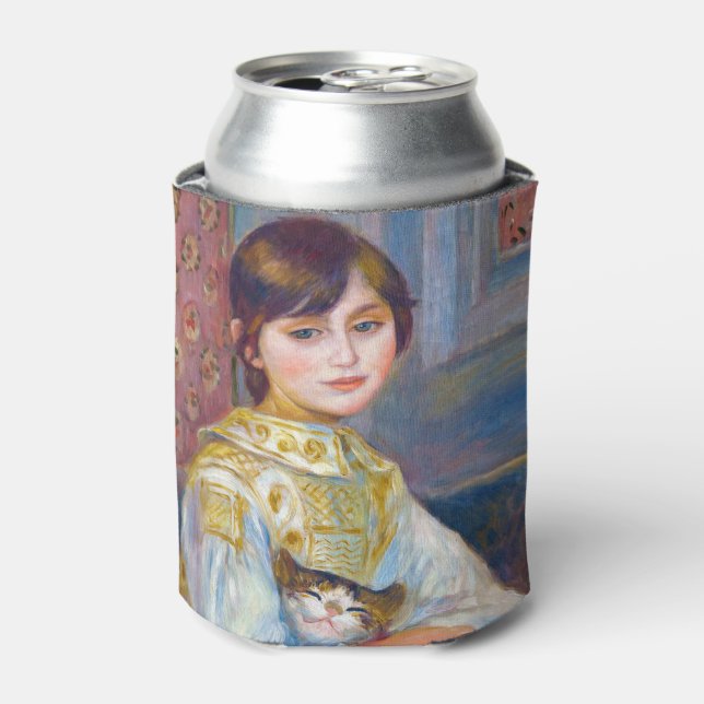 Pierre-Auguste Renoir - Child with Cat Can Cooler (Can Front)