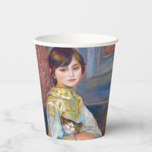 Pierre-Auguste Renoir - Child with Cat Paper Cups