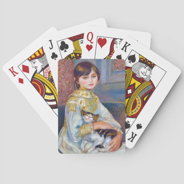 Pierre-Auguste Renoir - Child with Cat Playing Cards (Back)