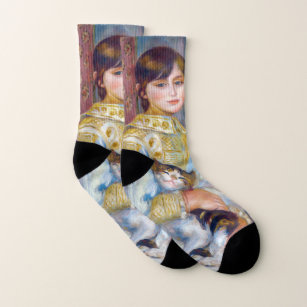 Pierre-Auguste Renoir - Child with Cat Socks