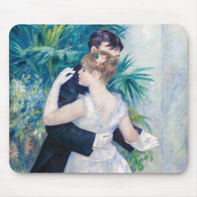 Pierre-Auguste Renoir - City Dance Mouse Pad (Front)