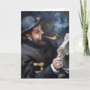 Pierre-Auguste Renoir - Claude Monet Reading Card