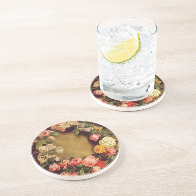 Pierre-Auguste Renoir - Crown of Roses  Coaster (Side)