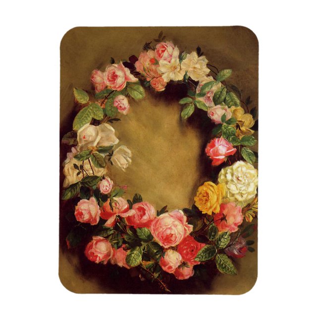 Pierre-Auguste Renoir - Crown of Roses Magnet (Vertical)