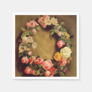Pierre-Auguste Renoir - Crown of Roses Napkin