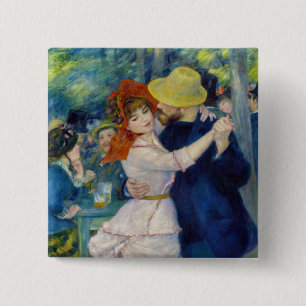 Pierre-Auguste Renoir - Dance at Bougival 15 Cm Square Badge