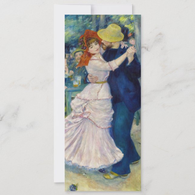 Pierre-Auguste Renoir - Dance at Bougival Invitation (Front)