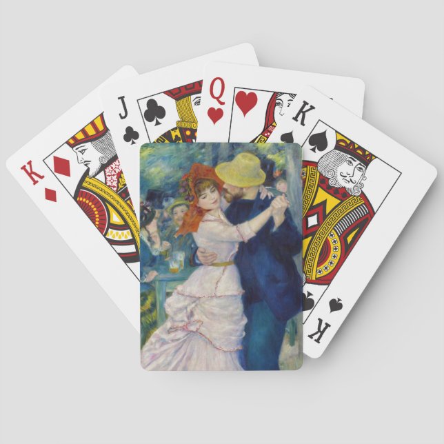 Pierre-Auguste Renoir - Dance at Bougival Playing Cards (Back)