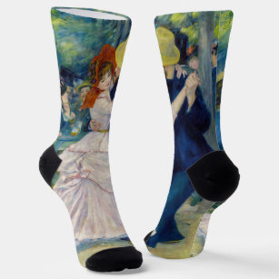 Pierre-Auguste Renoir - Dance at Bougival Socks