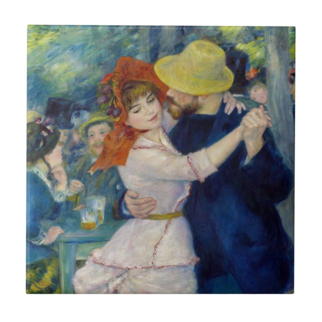 Pierre-Auguste Renoir - Dance at Bougival Tile (Front)