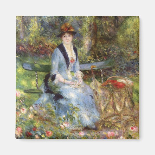 Pierre-Auguste Renoir - Dans les Roses P Magnet (Front)