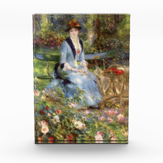 Pierre-Auguste Renoir - Dans les Roses Photo Block (Front)
