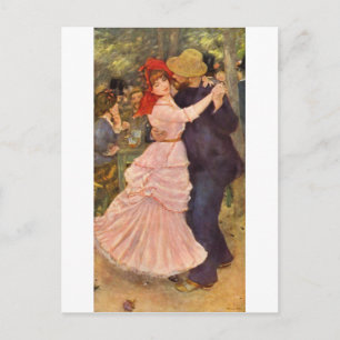 Pierre-Auguste Renoir - Danse à Bougival (1883) Postcard
