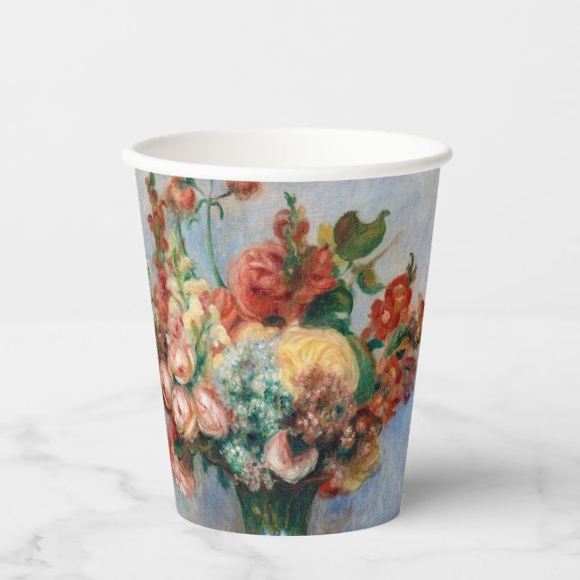 Pierre-Auguste Renoir - Flowers in a Vase Paper Cups (Front)
