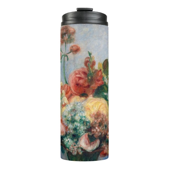 Pierre-Auguste Renoir - Flowers in a Vase Thermal Tumbler (Front)