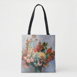 Pierre-Auguste Renoir - Flowers in a Vase Tote Bag