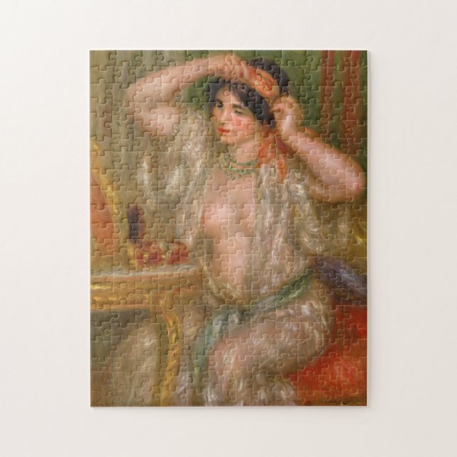 Pierre Auguste Renoir | Gabrielle at the Mirror Jigsaw Puzzle (Vertical)