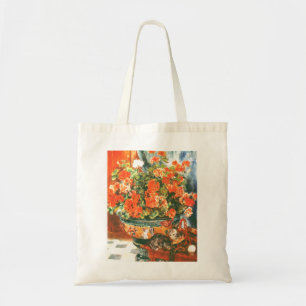 Pierre-Auguste Renoir Geraniums And Cats   Tote Bag
