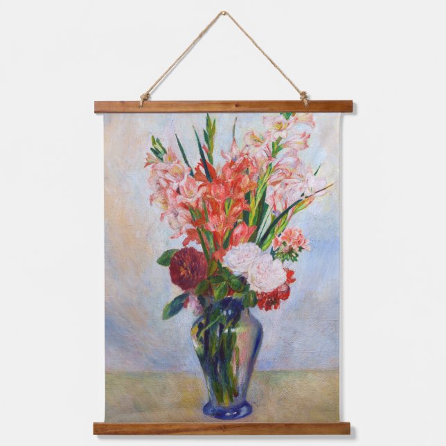 Pierre-Auguste Renoir - Gladioli Hanging Tapestry (Front)