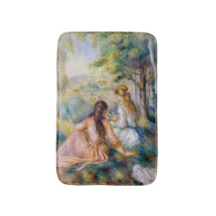 Pierre-Auguste Renoir - In the Meadow Bath Mat