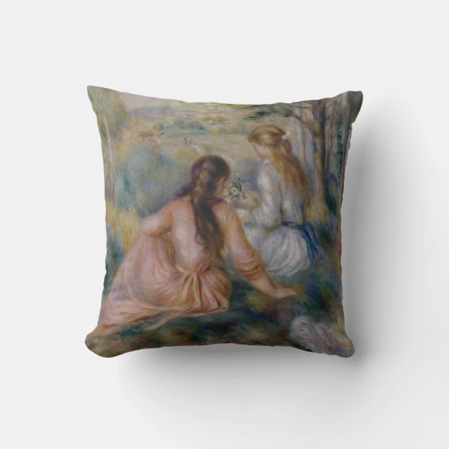 Pierre Auguste Renoir | In the Meadow Cushion (Front)