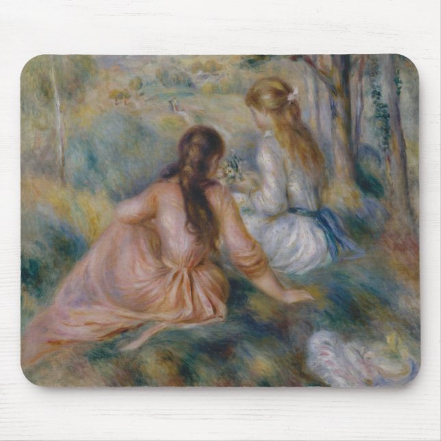Pierre Auguste Renoir | In the Meadow Mouse Pad (Front)