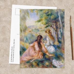 Pierre-Auguste Renoir - In the Meadow Postcard