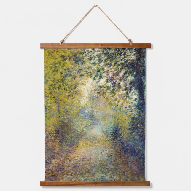 Pierre-Auguste Renoir - In the Woods Hanging Tapestry (Front)