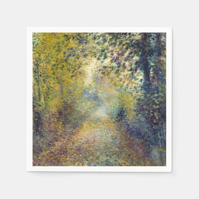 Pierre-Auguste Renoir - In the Woods Napkin (Front)
