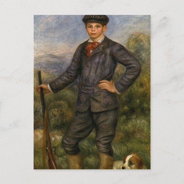 Pierre Auguste Renoir Jean Renoir as Hunter Postcard (Front)