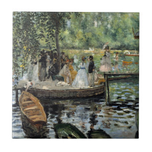 Pierre-Auguste Renoir - La Grenouillere Tile