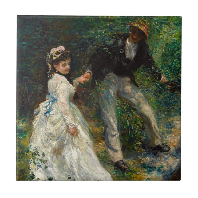 Pierre-Auguste Renoir - La Promenade Tile (Front)