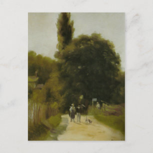 Pierre Auguste Renoir Landscape with Two Figures Postcard