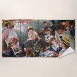 Pierre-Auguste Renoir - Luncheon of Boating Party Beach Towel