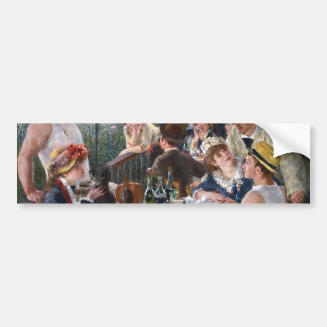 Pierre-Auguste Renoir - Luncheon of Boating Party Bumper Sticker (Front)