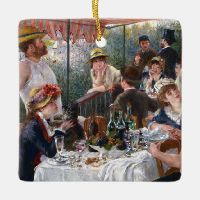 Pierre-Auguste Renoir - Luncheon of Boating Party Ceramic Ornament (Front)