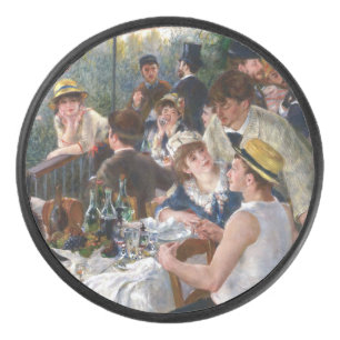 Pierre-Auguste Renoir - Luncheon of Boating Party Hockey Puck
