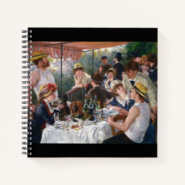Pierre-Auguste Renoir - Luncheon of Boating Party Notebook (Front)