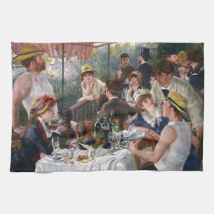 Pierre-Auguste Renoir - Luncheon of Boating Party Tea Towel