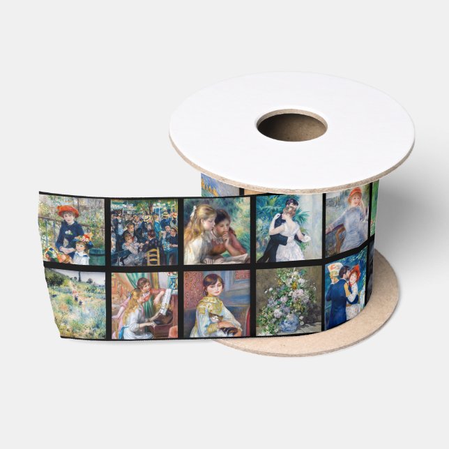 Pierre-Auguste Renoir - Masterpieces Collage Satin Ribbon (Spool)