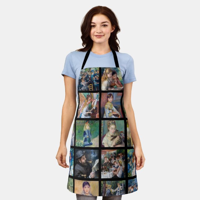 Pierre-Auguste Renoir - Masterpieces Grid Collage Apron (Worn)
