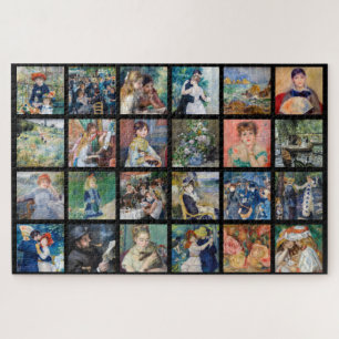 Pierre-Auguste Renoir - Masterpieces Grid Collage Jigsaw Puzzle