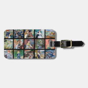 Pierre-Auguste Renoir - Masterpieces Grid Collage Luggage Tag