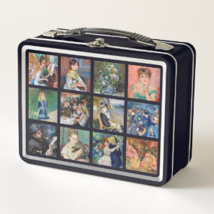 Pierre-Auguste Renoir - Masterpieces Grid Collage Metal Lunch Box