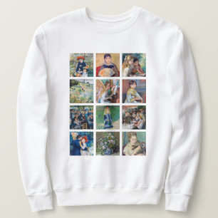 Pierre-Auguste Renoir - Masterpieces Grid Collage Sweatshirt