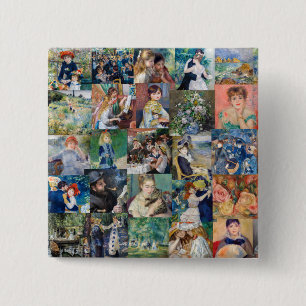 Pierre-Auguste Renoir - Masterpieces Patchwork 15 Cm Square Badge
