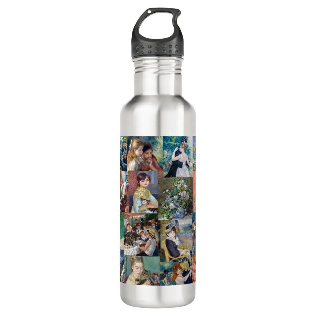Pierre-Auguste Renoir - Masterpieces Patchwork 710 Ml Water Bottle (Front)